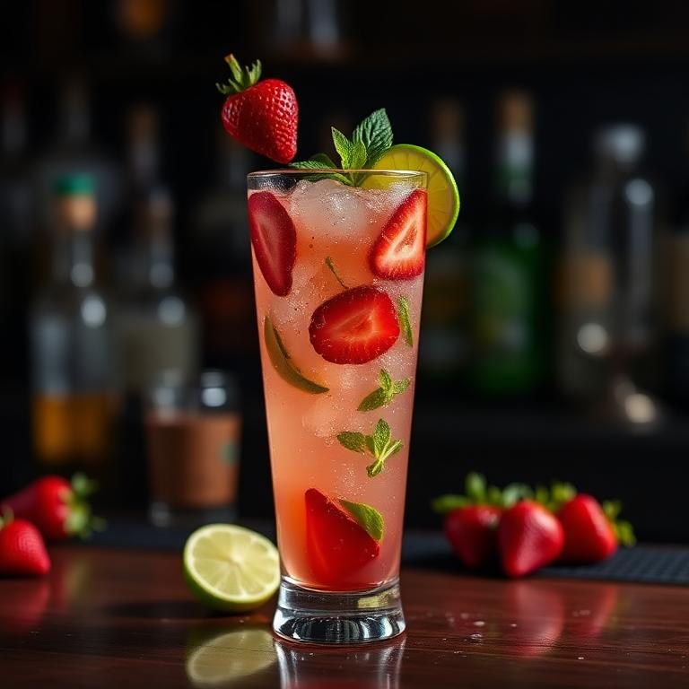 Strawberry Mojito Mocktail